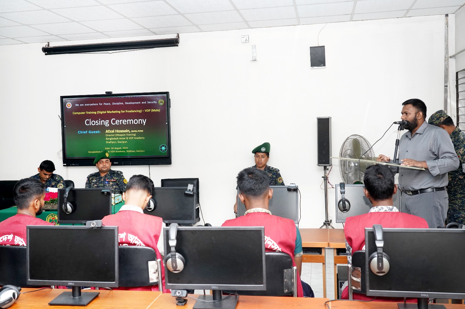 About banladesh ansar & vdp academy dmf closing ceremony