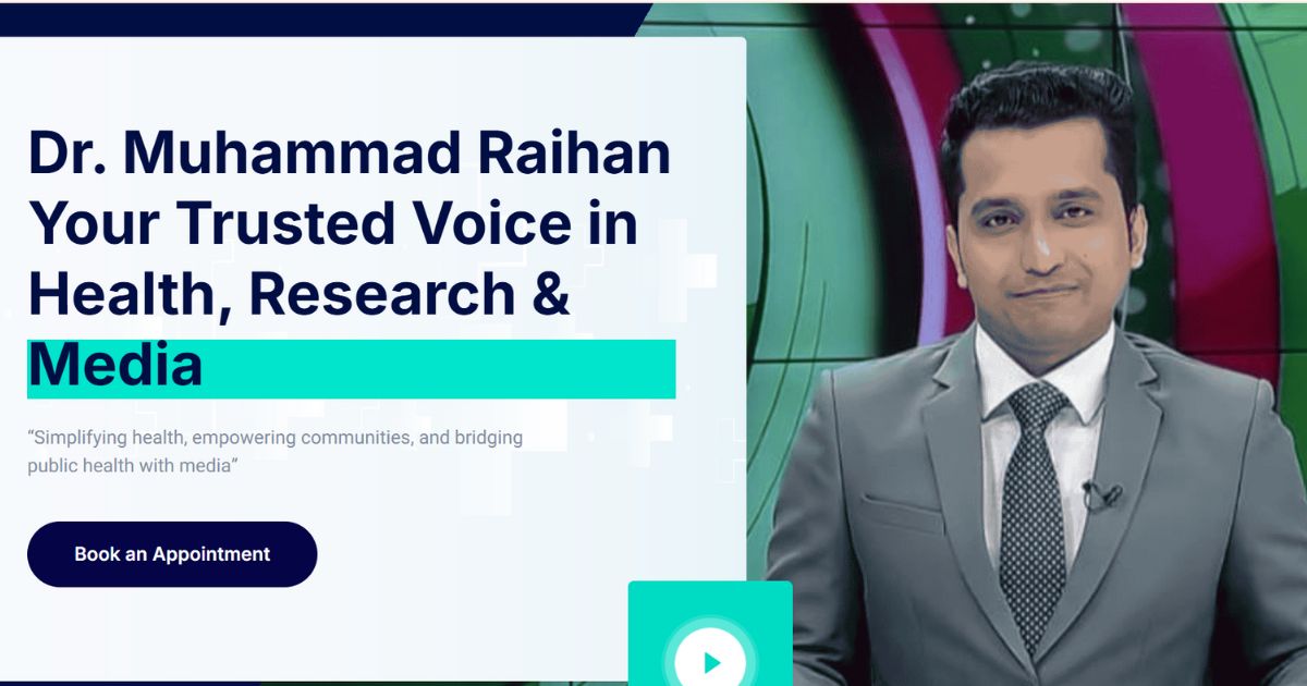 Portfolio dr. muhammad raihan project