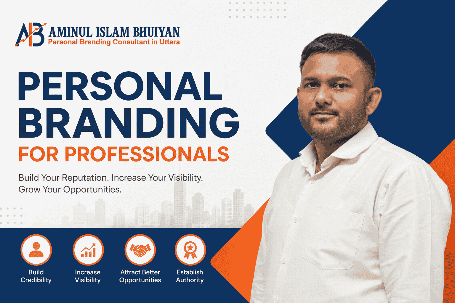 Professional consultant explaining Personal Branding for Professionals during a branding strategy session.